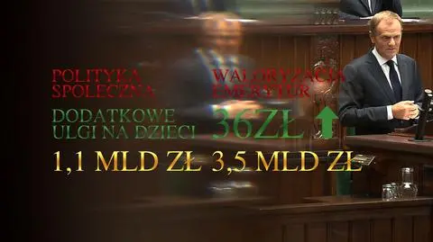 Donald Tusk w Sejmie obiecał wiele