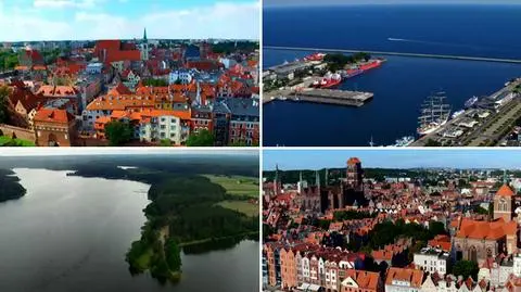 Najpiękniejsze zakątki Polski z lotu ptaka