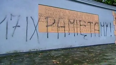 Zdewastowany cmentarz w Gdańsku