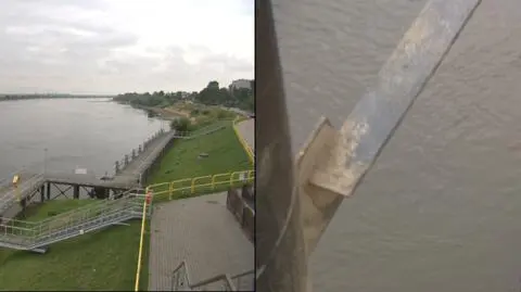 Coraz mniej wody w Wiśle