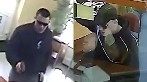 Napadali na bank. Policja publikuje zdjęcia przestępców