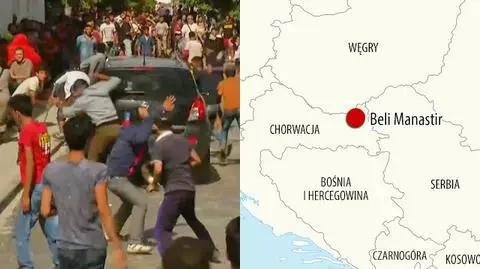 Zatrzymanie migrantów na chorwackim pograniczu doprowadziło do wybuchu niezadowolenia