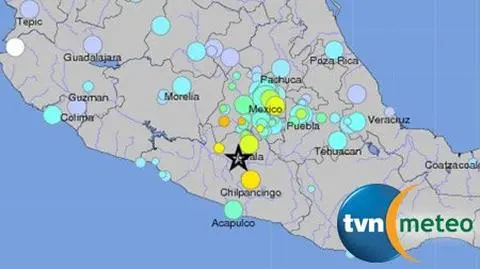 Silne trzęsienie ziemi w Meksyku
