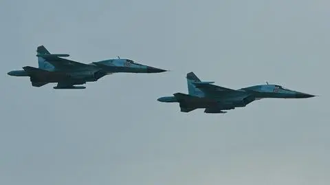 Rosyjskie Su-34 w Kraju Chabarowskim na Dalekim Wschodzie. Nagranie archiwalne