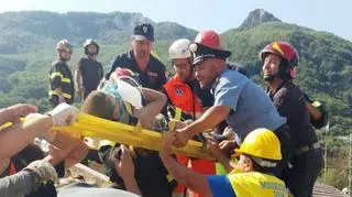 Matthias został wyciągnięty z gruzów jako drugi