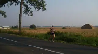 Daniel Milewicz podczas treningu