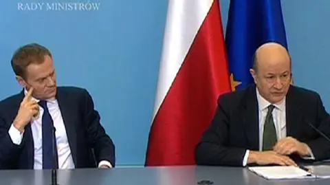 Premier podsumował pracę ministra finansów/TVN24