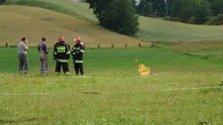 Piorun uderzył w gazociąg 