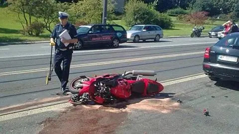 Zderzył się z motocyklistą i uciekł