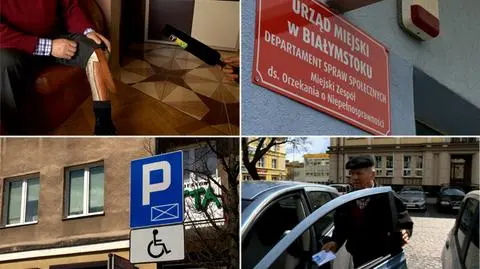 Pan Stanisław nie może parkować na miejscach dla niepełnosprawnych