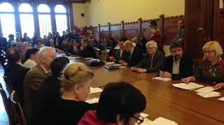 Rada Maisa Krakowa podczas obrad