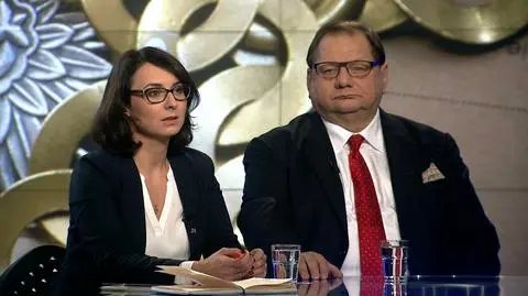 Kamila Gasiuk-Pihowicz i Ryszard Kalisz w "Faktach po Faktach"