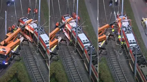 Pusty skład wykoleił się w Gdańsku w sobotę po południu