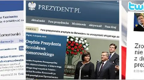 Komorowski na Facebooku i Twitterze wciąż kandydatem