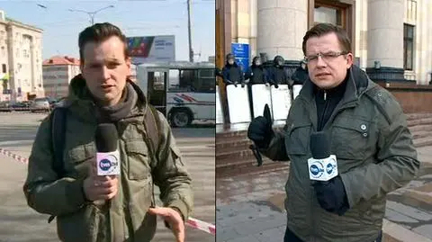 Specjalni wysłannicy TVN24 komentowali napięcia na wschodzie Ukrainy.