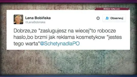 Nawet działaczka PO widzi, że hasło jest wtórne