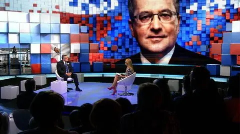 Bronisław Komorowski w TVN24 