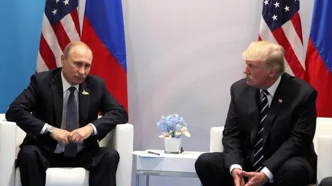 Nagranie archiwalne: spotkanie Putina i Trumpa w czasie szczytu G20 w Hamburgu 