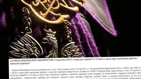 Adam Bodnar o noszeniu koszulek z napisem "Konstytucja" przez sędziów (Fragm. "Rozmowy Piaseckiego", 28.11.18) 