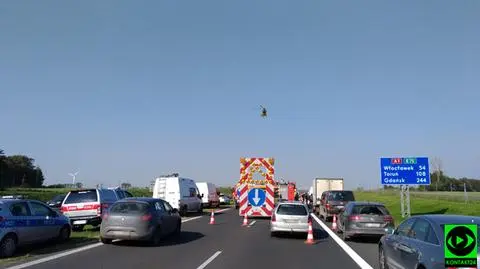 Wypadek na A1. Nie żyje kierowca i dziecko