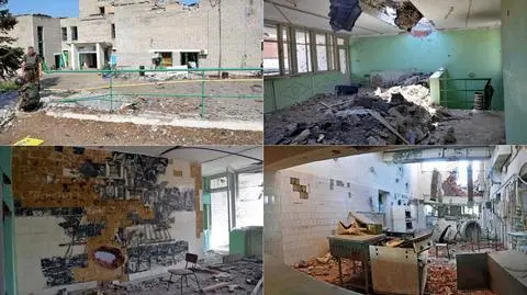 Zniszczone i opuszczone okolice Mariupola, w tym wioska Szyrokino 