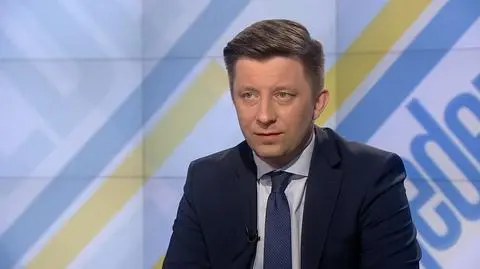 Michał Dworczyk, prime minister's chief of staff in "Jeden na jeden" TVN24