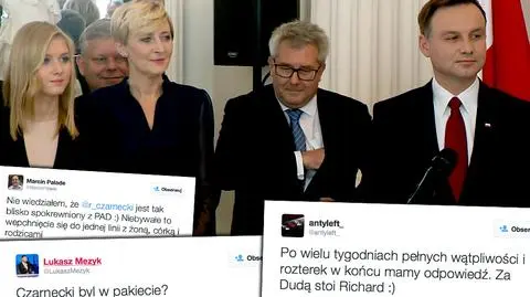Ryszard Czarnecki gwiazdą uroczystości w Wilanowie