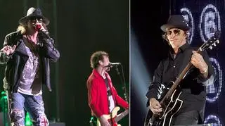 Guns N' Roses zagra bez Izzy'ego Stradlina (na zdjęciu po prawej)