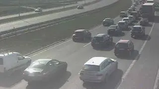 Wypadek spowodował korki na trójmiejskiej obwodnicy