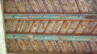 Renesansowy strop został odkryty w Pałacu Gorzanów