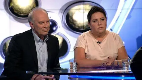 Prof. Cezary Szczylik i Dorota Wellman w "Faktach po Fakatch"