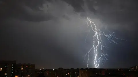 Kolejna burzowa noc nad Dolnym Śląskiem
