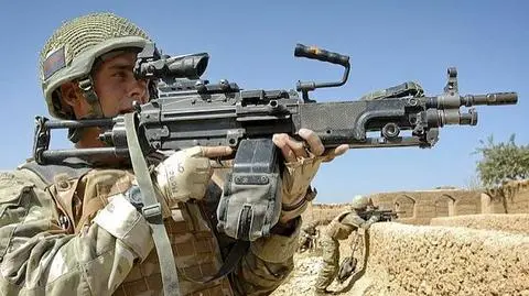 Brytyjski żołnierz w Afganistanie