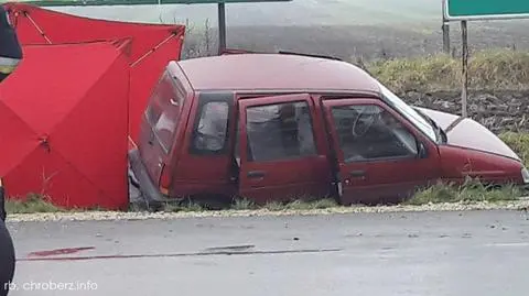 Chroberz. W wypadku drogowym zginęła kobieta
