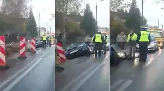 Wpadła do dziury