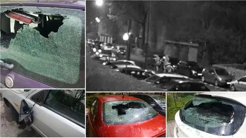 Kraków: Wandale zniszczyli 28 samochodów