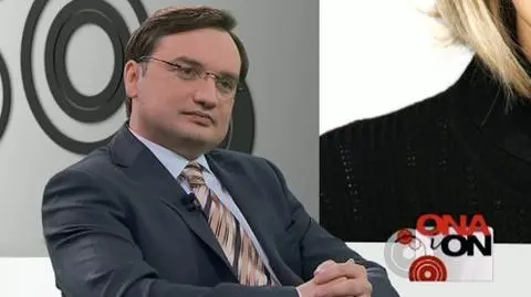 Pierwsza miłość Ziobry - inteligentna blondynka