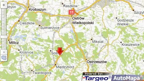 Wypadek w Chojnikach. Nie żyje kierowca