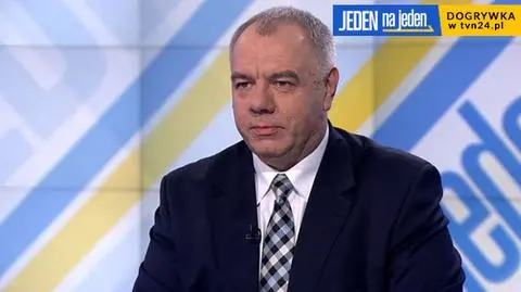 Gościem "Jeden na jeden" był Jacek Sasin