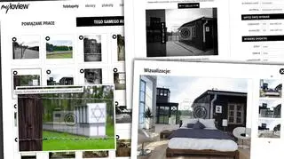 Zdjęcia z obozu koncentracyjnego pojawiły się jako propozycje fototapet