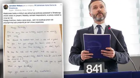 Zbigniew Kuźmiuk zabrał tort Jarosława Wałęsy