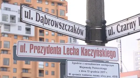 Gdańsk: ulica Dąbrowszczaków zmieniona na Kaczyńskiego