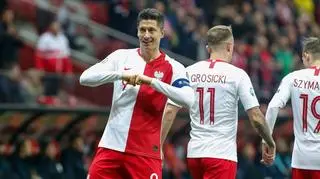 Lewandowski strzelił gola w meczu ze Słowenią