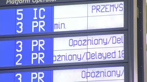 Marznący deszcz powodem ogromnych kłopotów na kolei