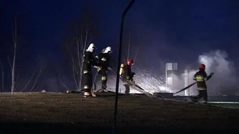 Pożar kurzej fermy na Dolnym Śląsku