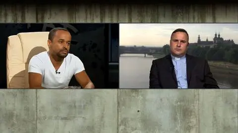 Krystian Legierski i ks. Wojciech Pełka w Tak Jest