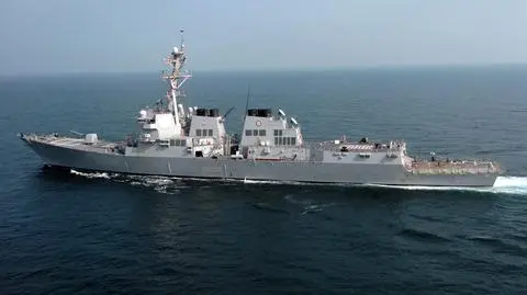 USS Mason nie ucierpiał