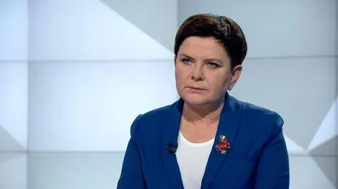 Wicepremier do spraw społecznych Beata Szydło w "Rozmowie Piaseckiego"