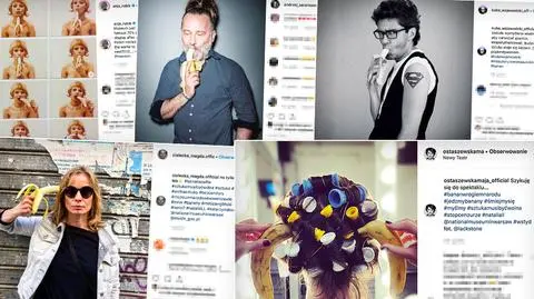 Znane osoby ze świata sztuki i kultury publikują zdjęcia i nagrania z bananami