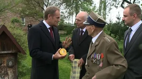 Donald Tusk w terenie